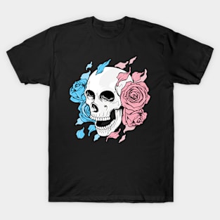 Trans Pride Skull Transgender T-Shirt